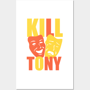 Kill Tony Comedy Happy & Sad Masks - Merch & Gifts Posters and Art